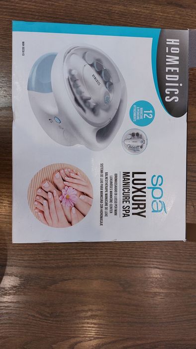 Zestaw urządzenie do manicure spa Homedics jak nowy frezarka