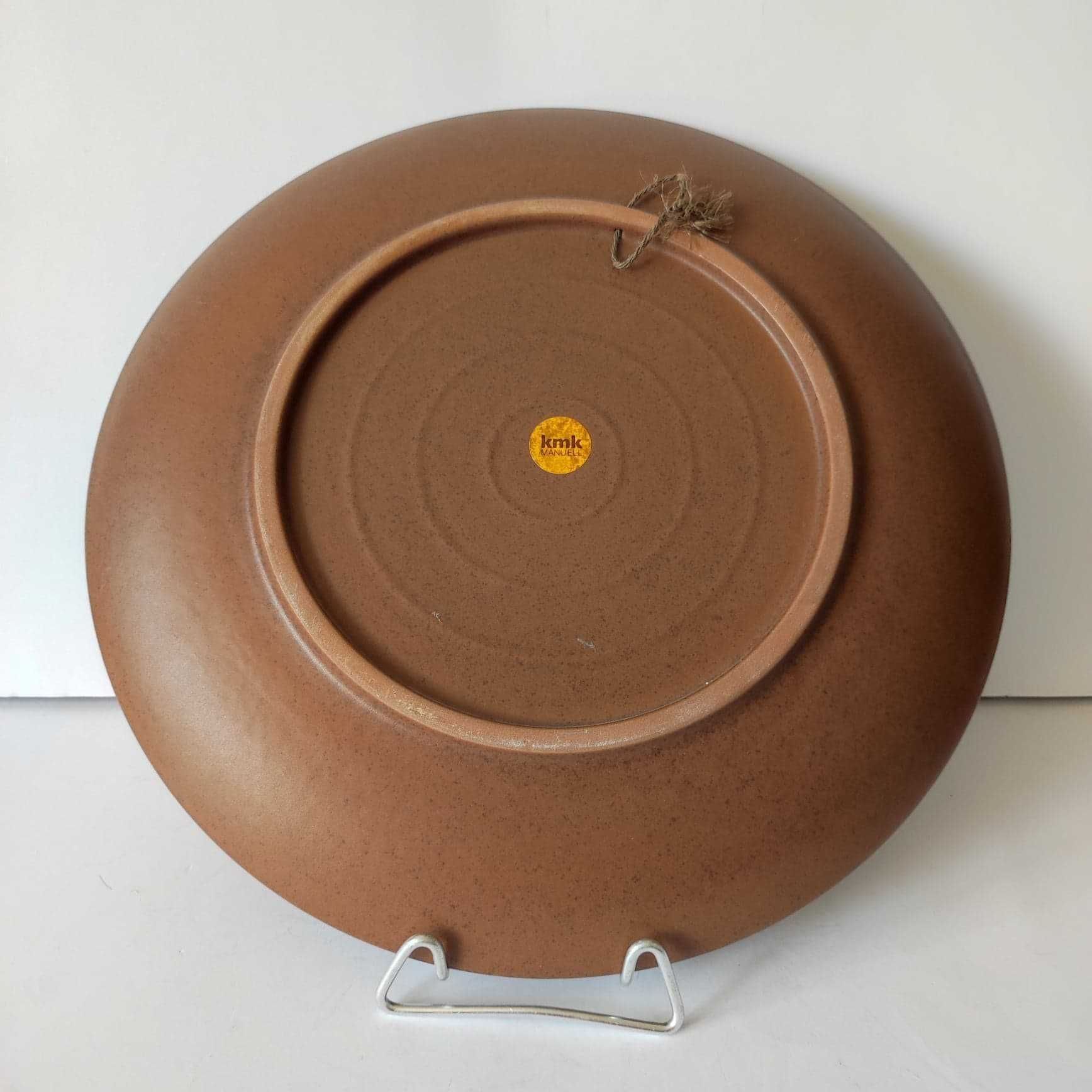 Stare ceramiczne talerze zestaw Kmk Manuell WGP Design Vinatge