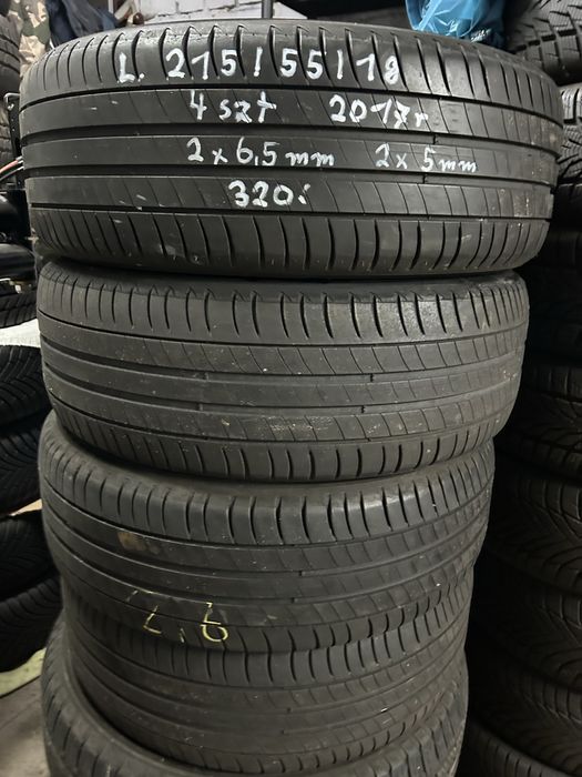 Ładne opony Michelin 2017r - gwarancja,faktura