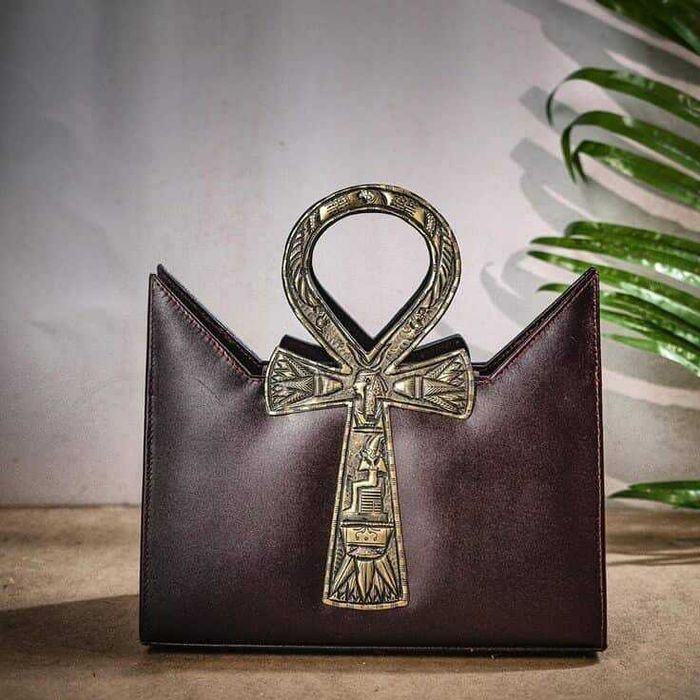 Torebka damska z egipskim symbolem Ankh – wyjątkowy design