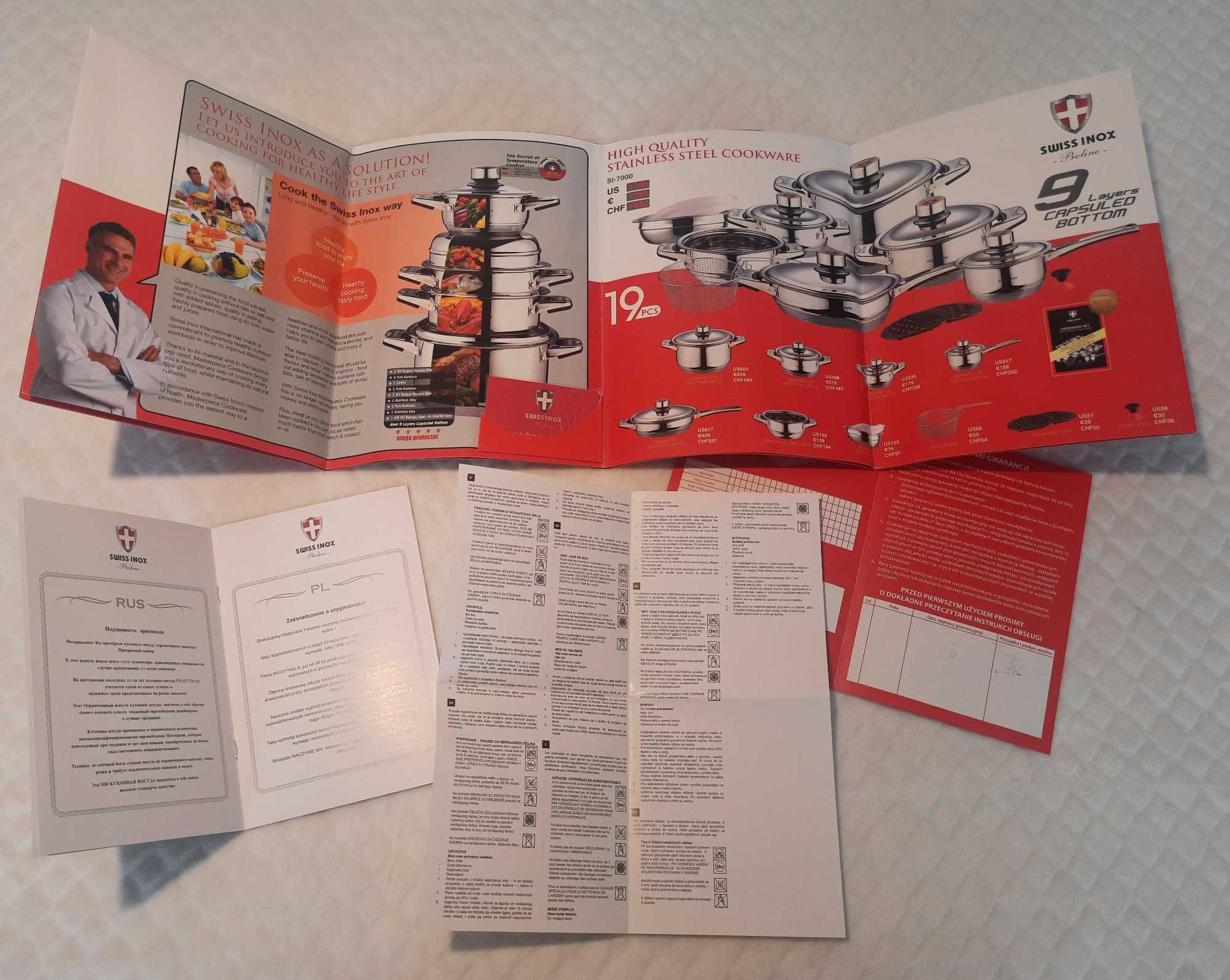 Swiss Inox Proline, Powermed, materiały, dokumenty (Książki)