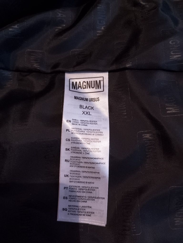 Чоловіча куртка Magnum Ursus, чорна, розмір 2XL