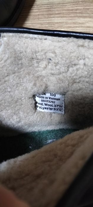 Мужские  зимние кожаные ботинки Clarks,р44из натуральной кожи