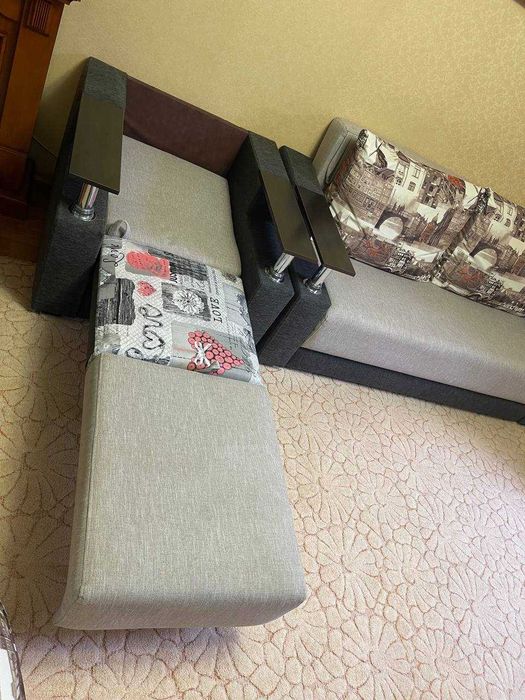 Розкладний диван з розкладним кріслом