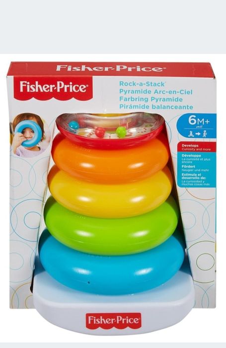 Fisher price piramidka kółeczka