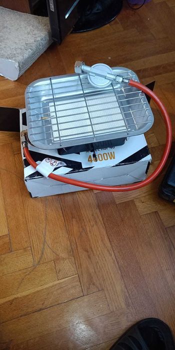 Газовий обігрівач Skiva ROI46 з газ-контролем та редуктором зі шлангом