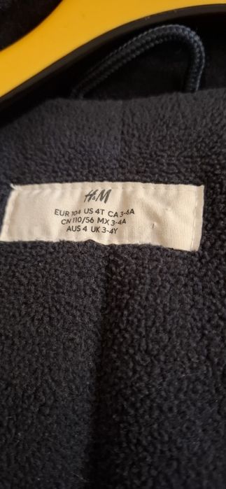 Зимняя термо куртка, H&M, р. 104, 3-4 года