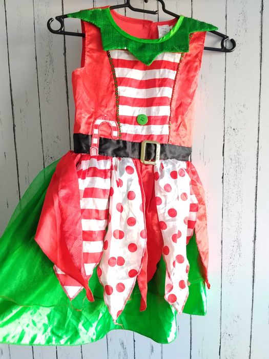 Elficzka elf sukienka strój przebranie kostium