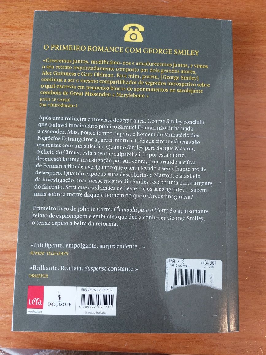 Livro "Chamada para o Morto"