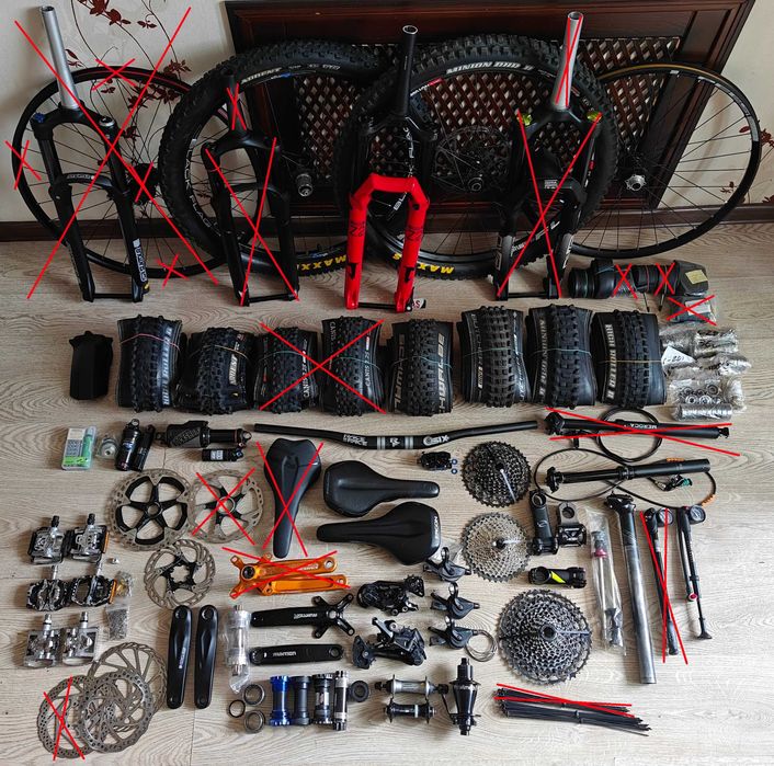 RockShox Vivid Marzocchi Z2 Sram RaceFace Shimano Maxxis ONZA FOX ZEB