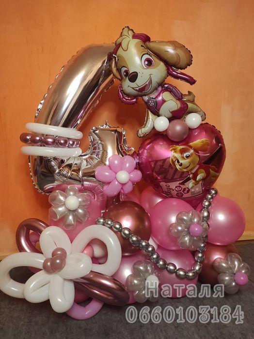 Композиції до дня народження з кульок