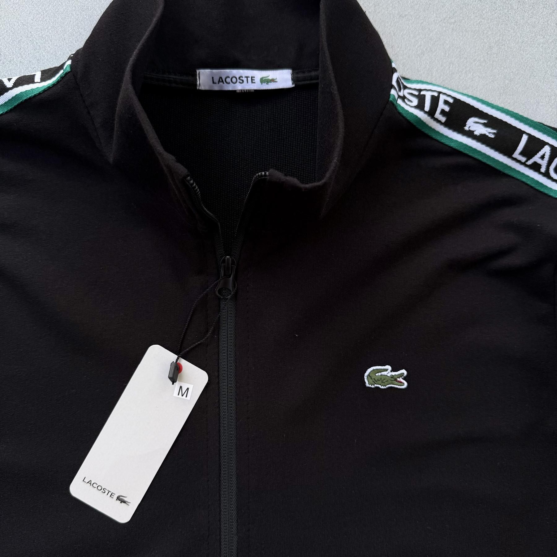 Олімпійка Lacoste / кофта Лакост лампас