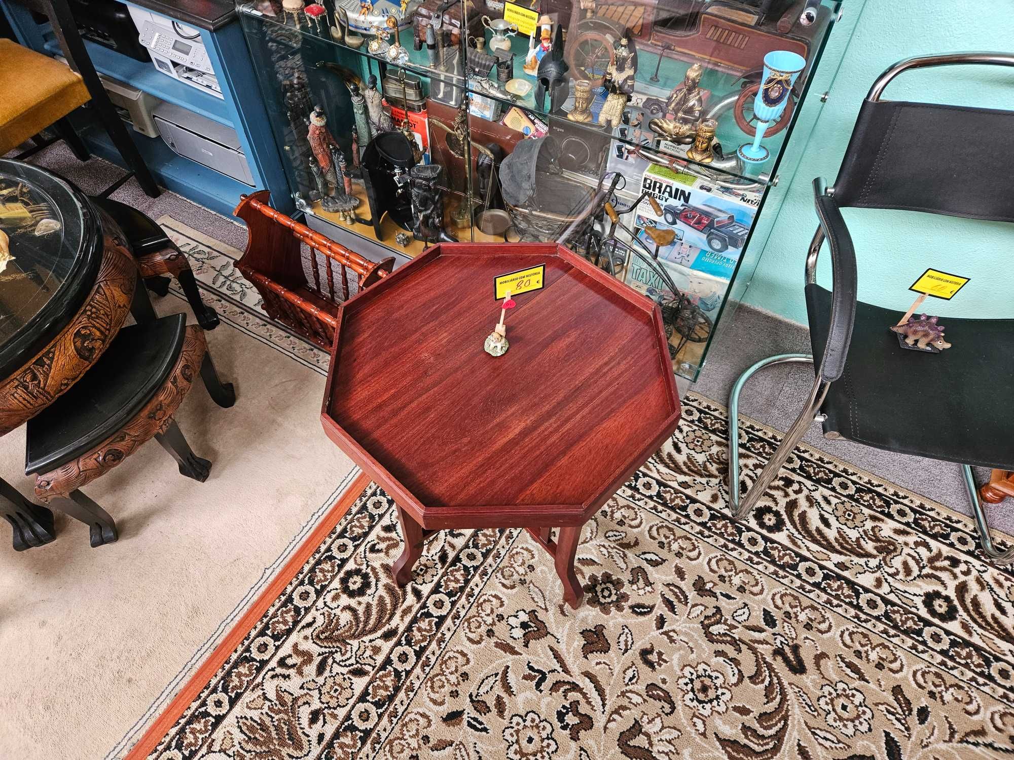 Mesa de centro em madeira com tampo amovível - óptimo