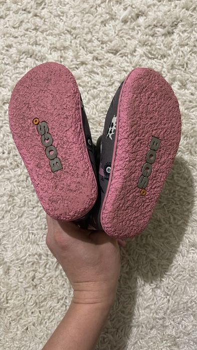 Сапоги зимние детские на дівчинку  чоботи Bogs 22 р