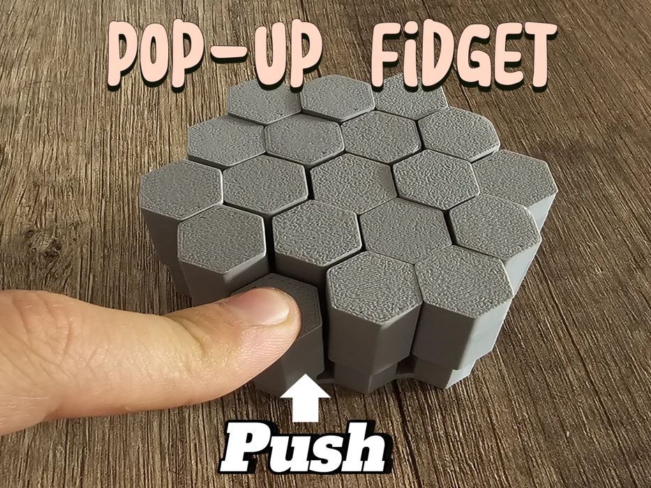 Fidget Hexagonal Pop-up