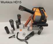 Налобний ліхтар WURKKOS HD15 type-C\5000К-4000K\black\green\3000ma