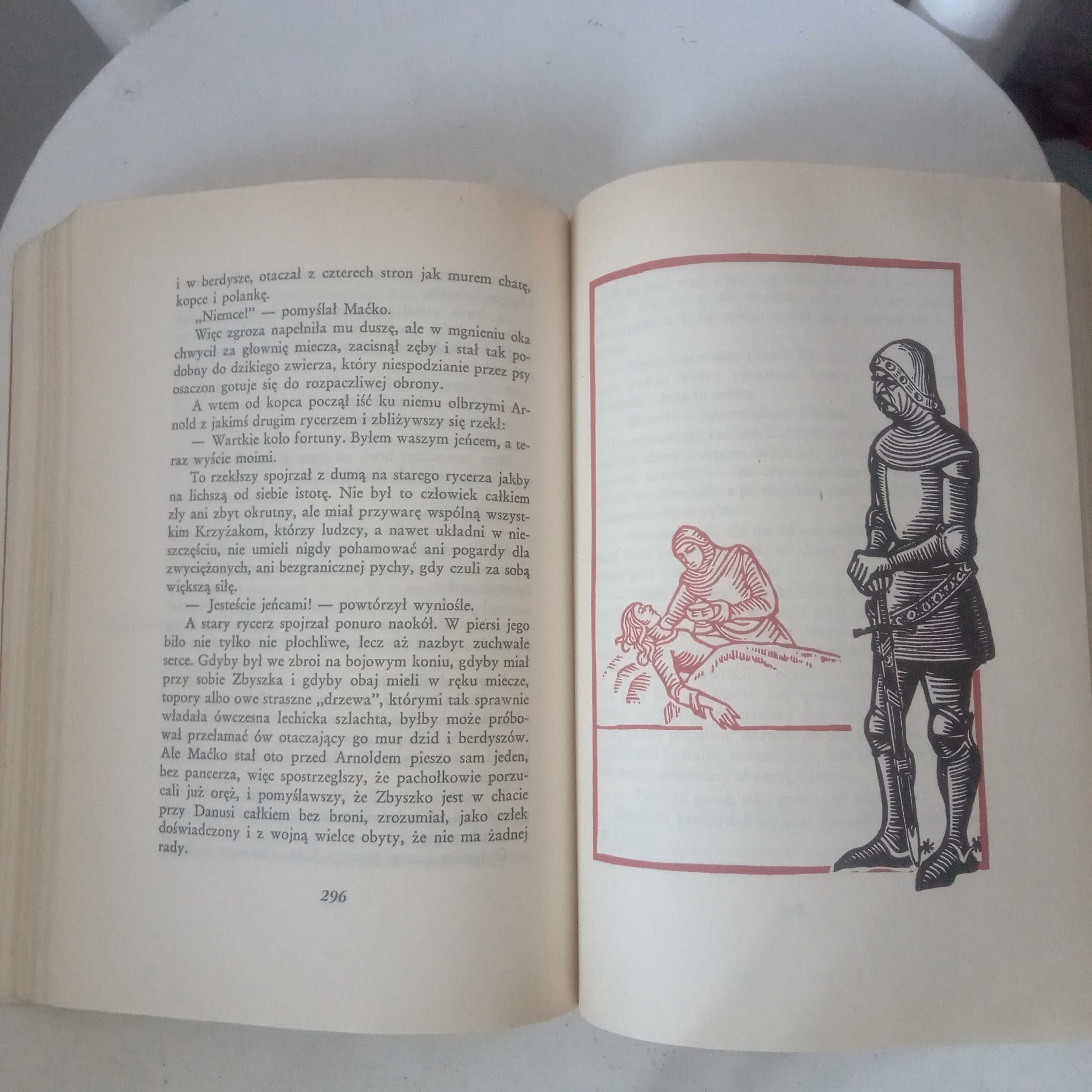 "Krzyżacy" Henryk Sienkiewicz, tom 1 i 2