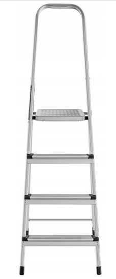 Nowa Uniwersalna Drabina Aluminiowa 4-stopniowa Z Podestem 125 kg !