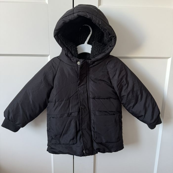 Zimowa ocieplana kurtka/parka Sinsay rozmiar 86cm