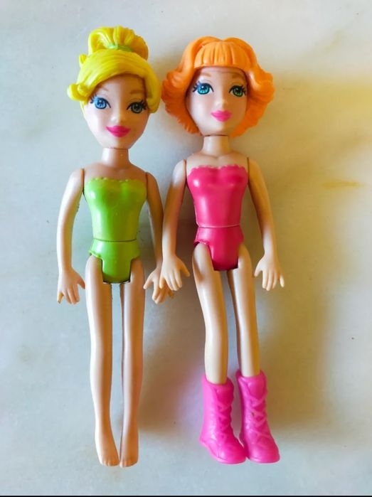 Polly Pocket lote 4 casas e bonecas