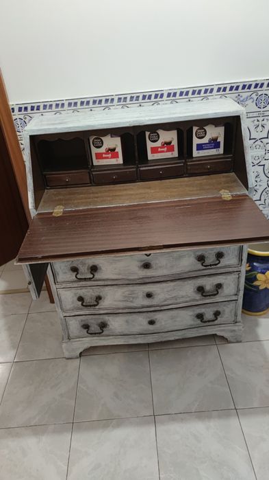 Movel escravaninha antigo madeira