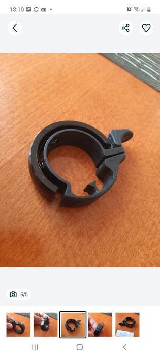 dzwonek rowerowy KNOG oi large 31,8 mm 1025d3.