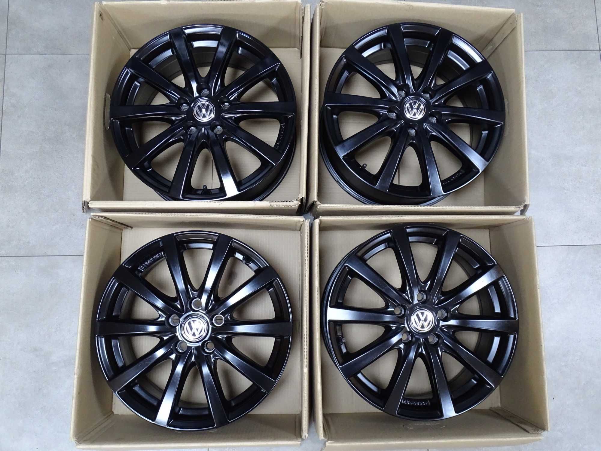 Felgi 17" VW CZARNY MAT Golf 5 6 7 Passat Touran Caddy T4 5x112 Et49