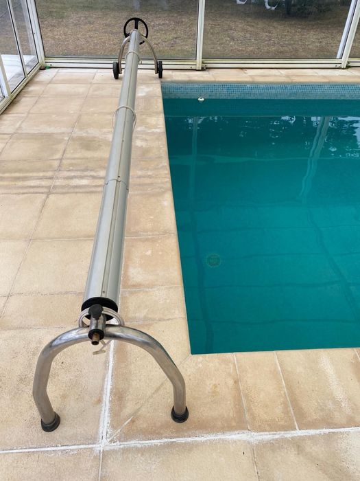 Enrolador extensível de cobertura de piscina 3m-5m