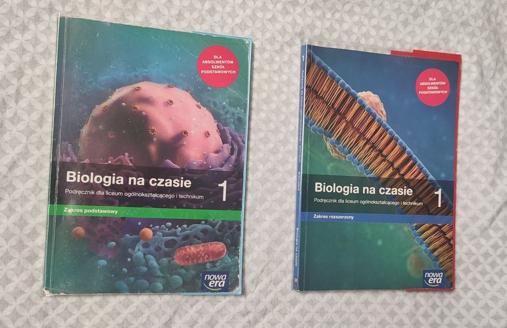 Podręcznik "Biologia na czasie" 1 + inne podręczniki