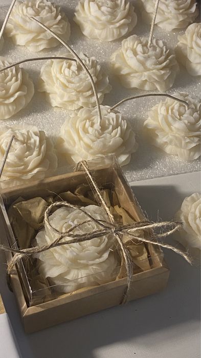 Букеты из свечей, натуральные свечи