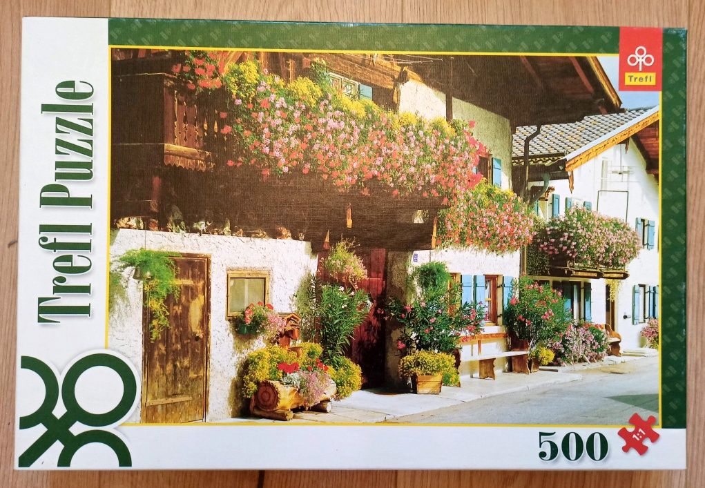 puzzle Botanica Wiosenny ogród  1000 Jesienne dary 1000 Alpy 500