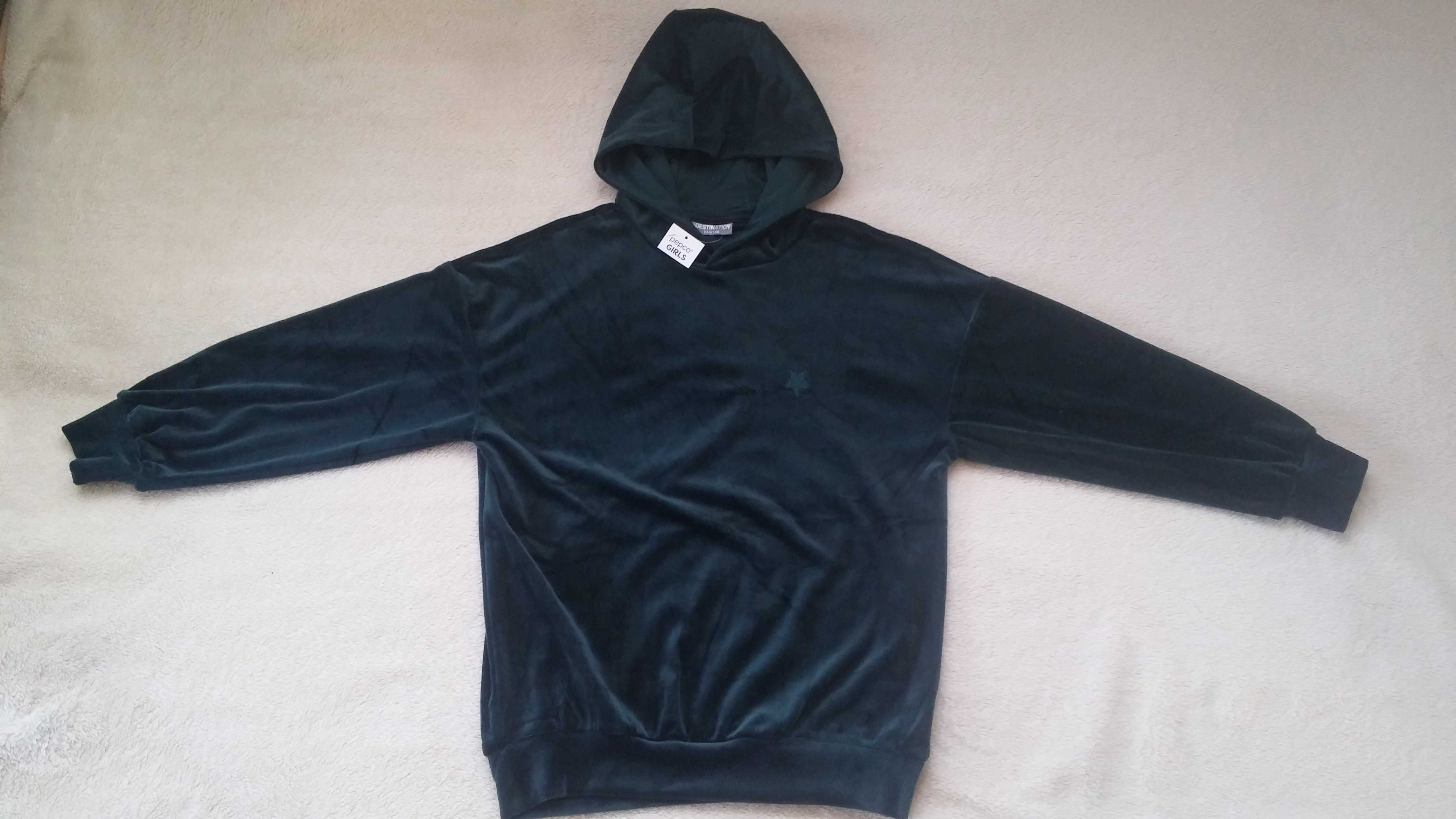 bluza ciemna zieleń rozmiar 134 140 nowa z metką