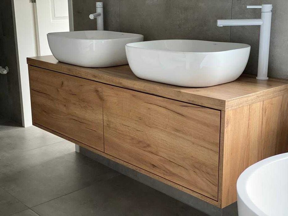 Szafka pod umywalkę - 140 cm - BLUM