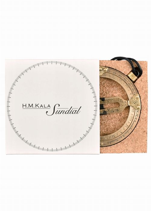 Kieszonkowy zegar słoneczny, mosiądz