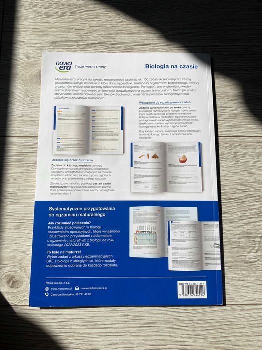 Maturalne karty pracy 4 BIOLOGIA NA CZASIE