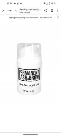 Peeling  do  brwi permanent lash&brow