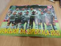Poster vencedor da supertaça 2021 Sporting Clube de Portugal