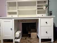 Biurko Hemnes Ikea z nadstawka do renowacjj.