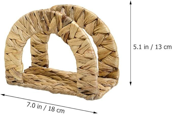Stojak na serwetki HEMOTON w stylu boho - ręcznie tkany organizer