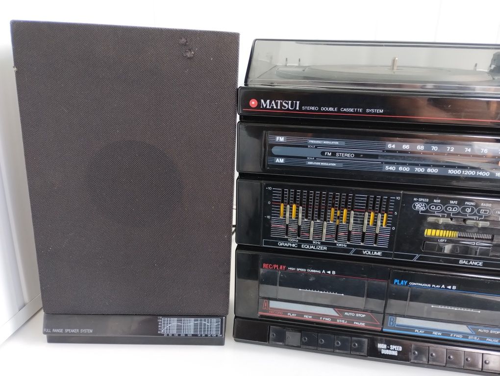 Стереокомплекc Matsui stereo double cassette system soft line