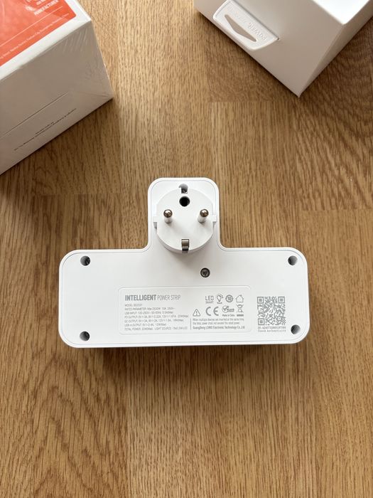 Разветвитель LDNIO розетка двойная с заземлением тройник с USB-портами