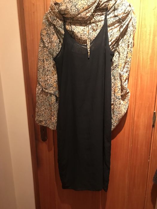 Vestido comprido Bershka