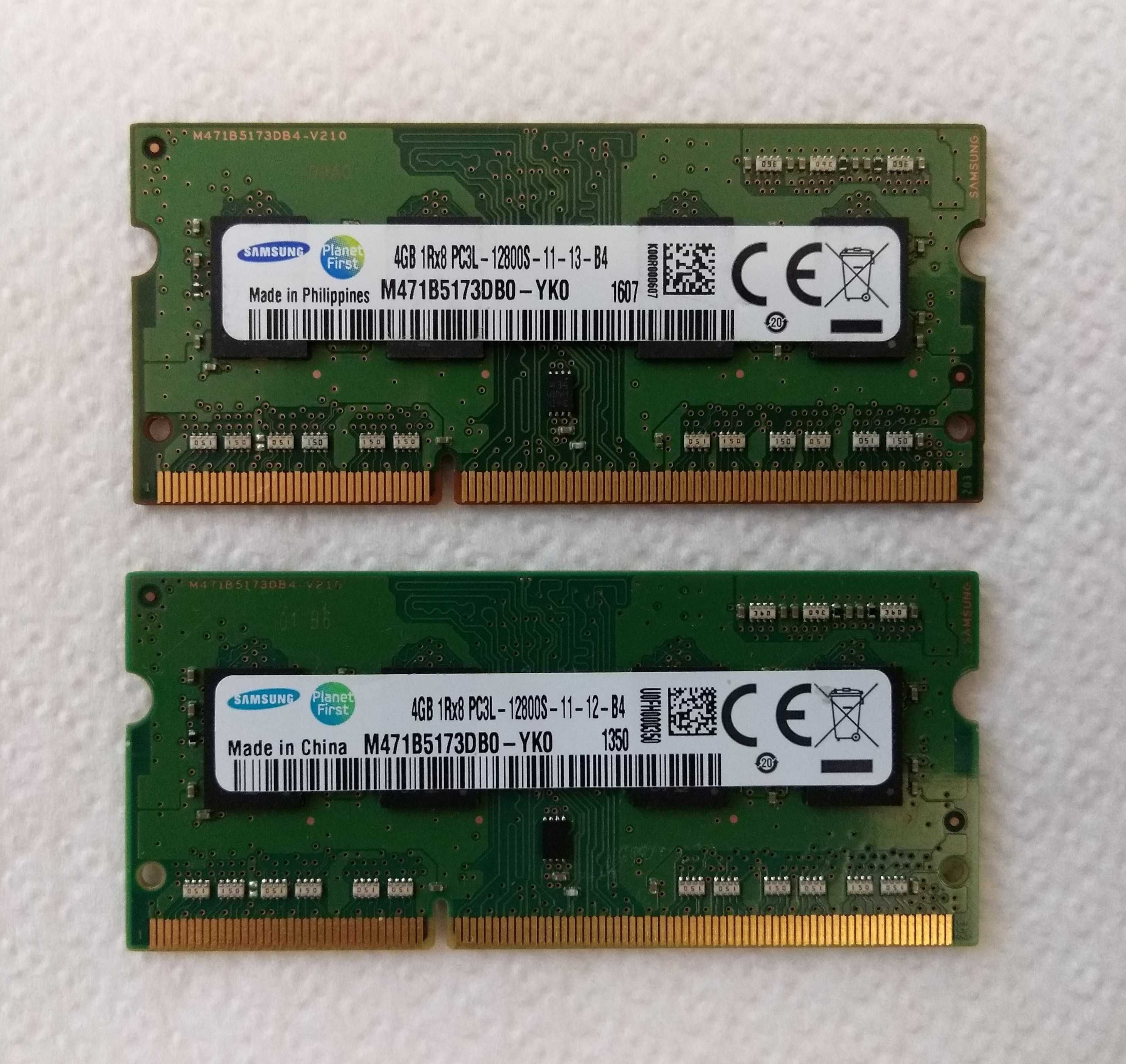 Пам'ять 4Gb DDR3L 1600 MHz SODIMM для ноутбука неттопа (є пари)