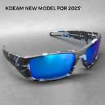 OKULARY PRZECIWSŁONECZNE. Polaryzacyjne HD. Camouflage/Blue. Sportowe