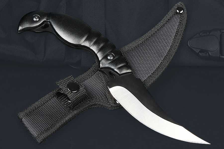 Nóż Taktyczny Karambit CZARNA WDOWA Full Tang CS-GO ND47