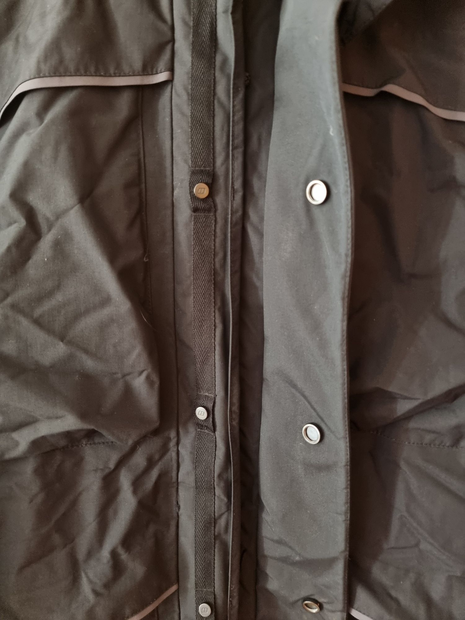 Czarna męska kurtka pierze Berghaus XXL pikowana zimowa premium