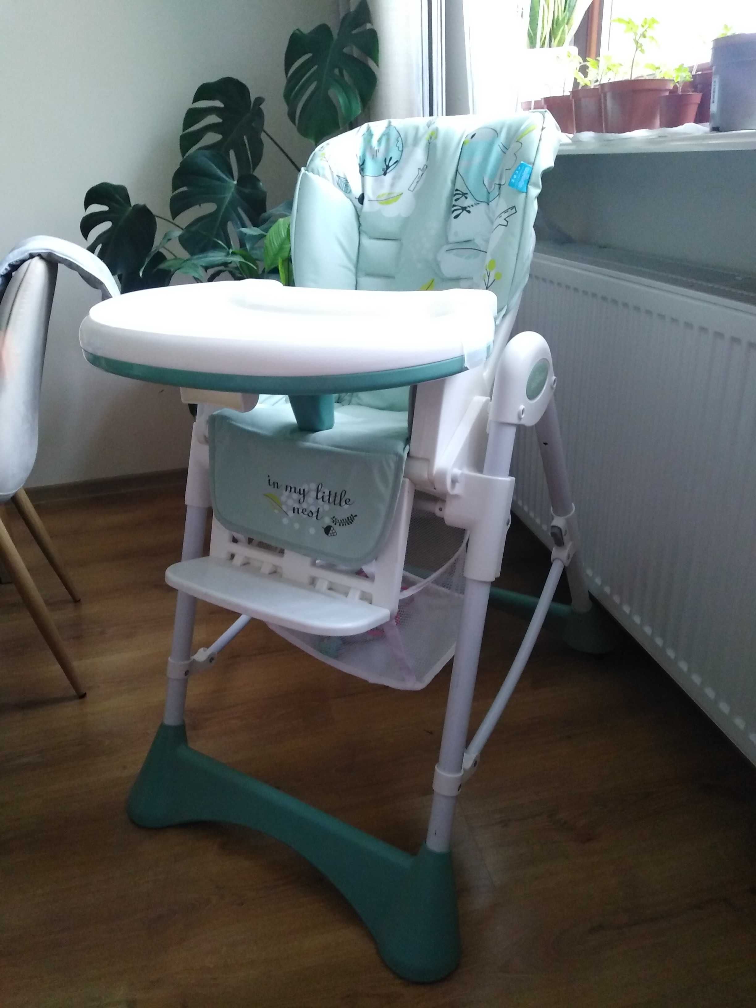 Fotelik krzesełko do jedzenia dla malucha baby design