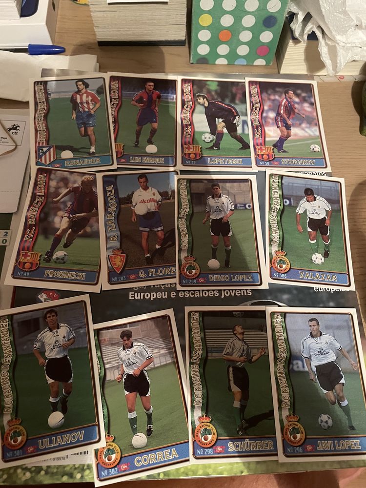 cartas da liga espanhola da época de 96/97