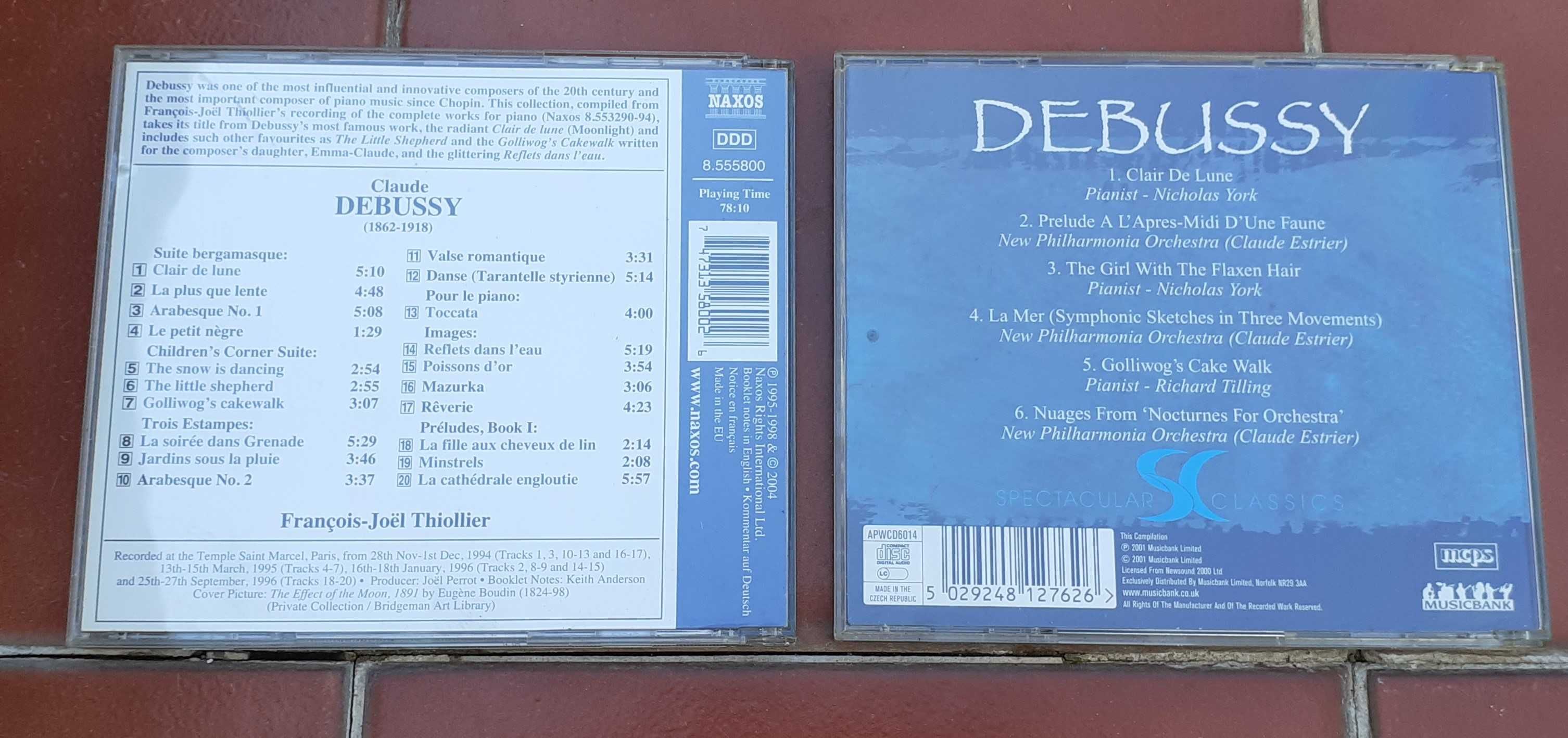 CD-Debussy-Spectacular Classics e Clair De Lune and Other P.Favourites