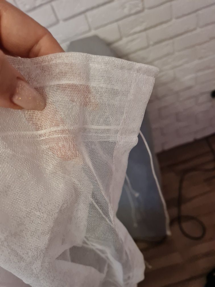 Firana z gipiurą UŻYWANA